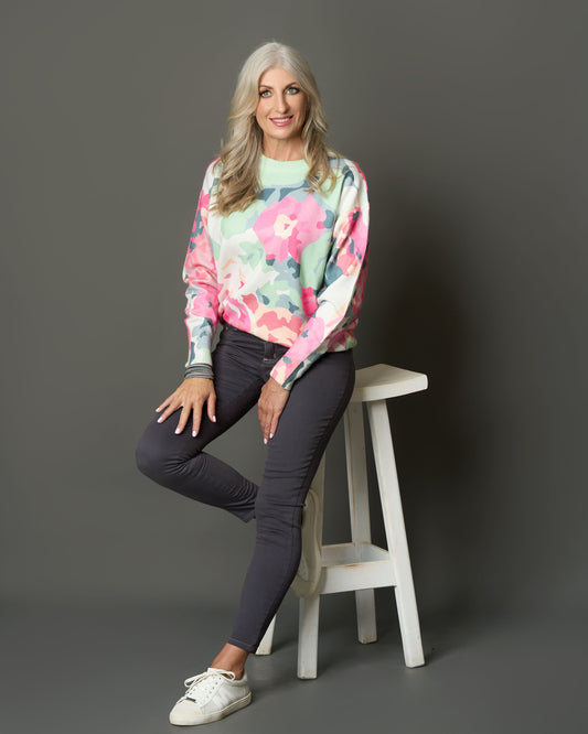 Floral Soft Knit