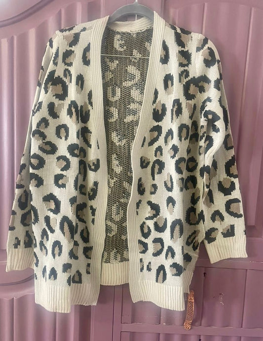 Leopard Print Cardigans