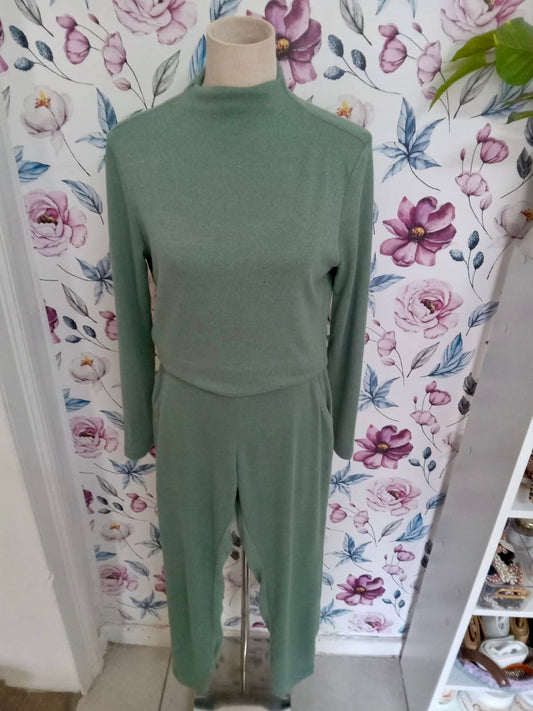 Caper Green Loungewear Set