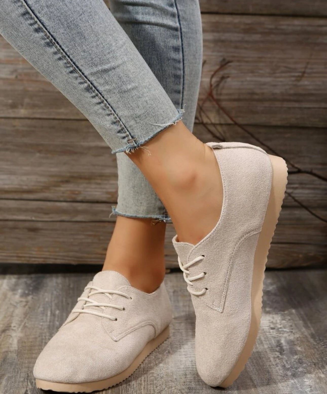 Suede Oxfords