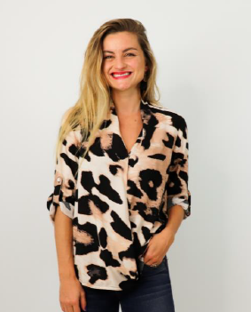 Olivia Leopard Blouse